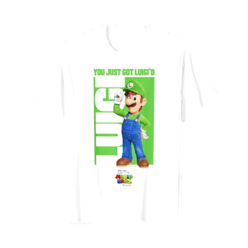 The Super Mario Bros. Movie Luigi You Just Got Luigi'd Logo T-Shirt