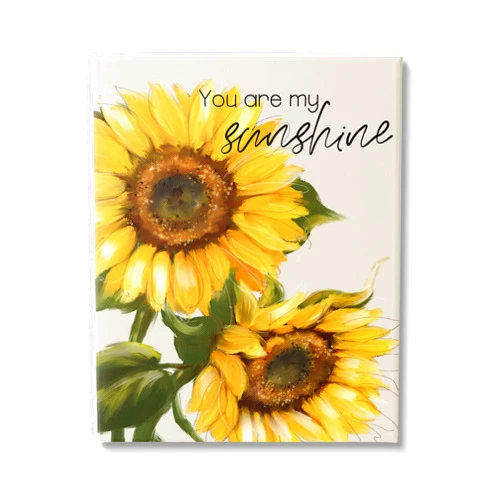 Stupell Industries You Are My Sunshine Sunflower Blooms Canvas Wall Art, Design by Conrad Knutsen