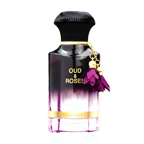 AHMED Oud & Roses 60mL Unisex Oriental Perfume for Men and Women a Woody Floral Oriental Fragrance with Oudh (Frankincense) and Rose Accords