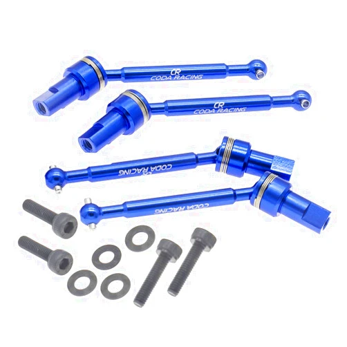 CODA RACING RC Aluminum Front & Rear Driveshaft Assembly for Traxxas LaTrax 1/18 Teton,Desert Prerunner,SST-Replaces Part 7650