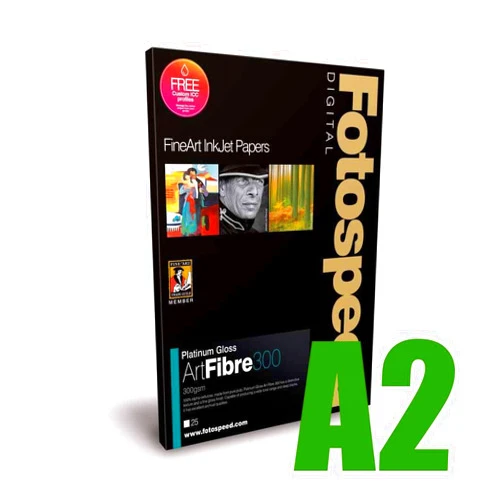 Fotospeed Platinum Gloss Art Fiber 300gsm A2