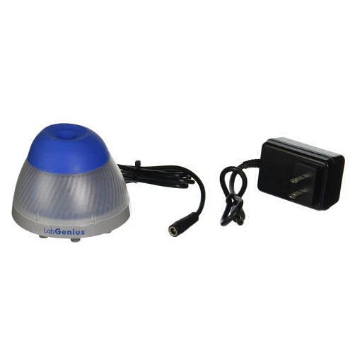 LabGenius MI0101001 Mini-Vortex Mixer, Blue(Top)/Clear(Body)