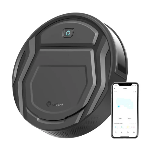 Lefant M210Pro Robot Vacuum Cleaner,Strong Suction,120 Mins Run Time,Wi-Fi Connected,Scheduled Cleaning,Compatible with Alexa,Slim Self-Charging Robotic Vacuum Cleaner for Home,Pet Hair,Hard Floors