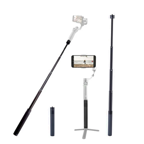 Ruittos Extension Rod for Gimbal, 29in Selfie Stick Compatible with Gimbal Stabilizer DJI OM 5/4 Osmo Mobile 3 2/Feiyu/Zhiyun Smooth 5 Q & 4 and All Gimbles with 1/4