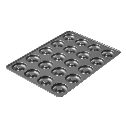 Wilton Perfect Results Non-Stick Donut Pan , 20-Cavity Donut Baking Pan, Steel