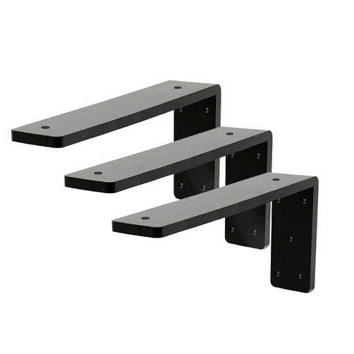 Walwe Countertop Support Bracket 16 Inch 3 Pack 3/8