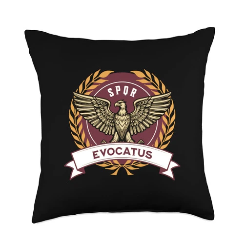Agema Apparel Evocatus Roman Legions Ancient Roman Empire Throw Pillow