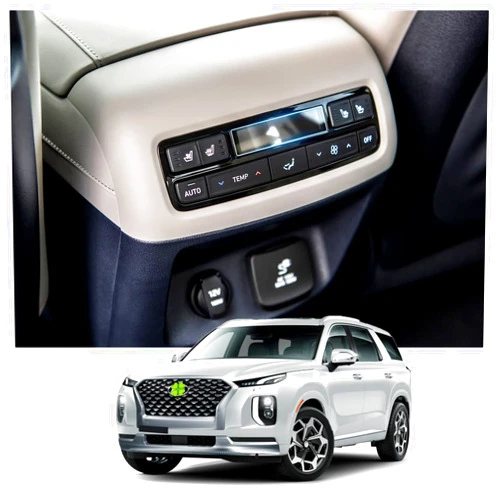 Ruiya (2PCS)for Hyundai Palisade Screen Protector 2020-2024 Hyundai Palisade Accessories 2PCS PET Plastic Rear-seat Air Conditioning Protective Film Compatible with 2020 2021 2022 2023 2024 Hyundai Palisade