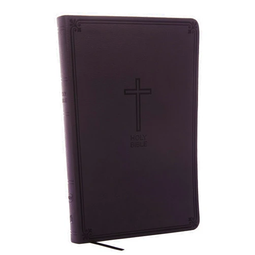 Thomas Nelson NKJV, Value Thinline Bible, Large Print, Leathersoft, Charcoal, Red Letter Edition, Comfort Print: Holy Bible, New King James Version