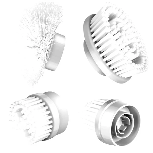 ACRIMAX X1 Pro Electric Bathroom Scrubber Replacement Brush Heads 4 Pack, Replaceable Brush Heads for X1 Pro Electric Spin Scrubber, Cordless Shower Scrubber Power Cleaning Brush for Bathroom Floor