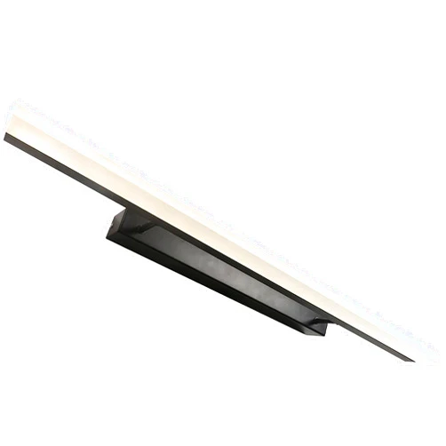 JXYJHBL Modern Minimalist led Mirror lamp Lengthened Mirror Cabinet lamp Bathroom Dressing Lamps and Lanterns Toilet Bathroom Mirror Front lamp Strip-Black||40 cm