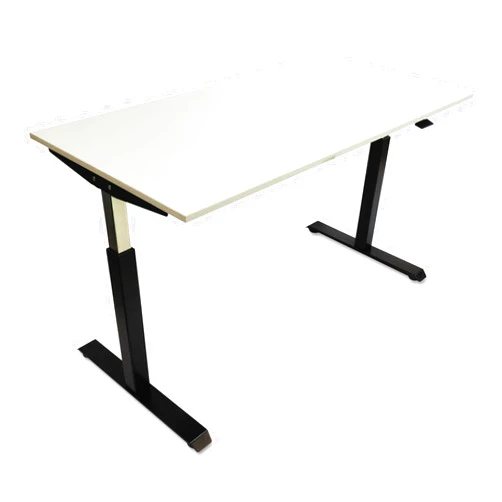 Alera HTPN1B Pneumatic Height-Adjustable Table Base 26 1/4-Inch to 39 3/8-Inch High Black
