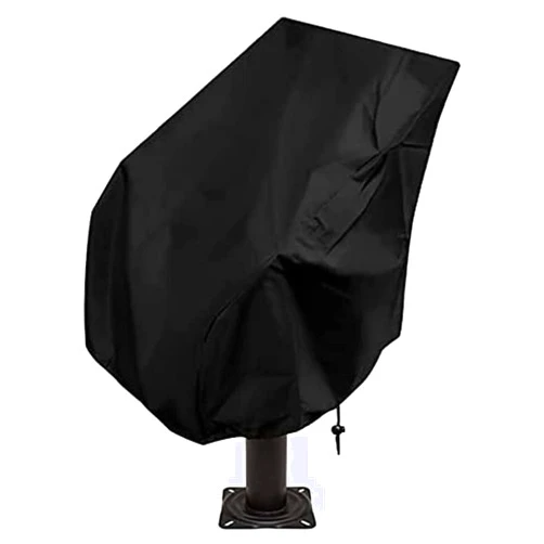 UCARE Boat Seat Cover 420D Oxford Marine Main Engine Speedboat Seat Dust Cover Protection Pontoon Boat Center Console Covers for Fishing Captain Chair Seats
