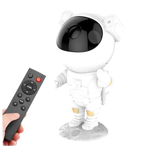KAMHX Kids Astronaut Star Projector Galaxy Light with Timer and Infrared Remote Control, 360° Adjustable Starry Night Light Projector for Baby/Adults/Bedroom/Party/Home Decor/Game Room Decor