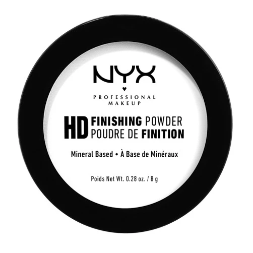 NYX PROFESSIONAL MAKEUP HD Finishing Powder, Pressed Setting Powder - Translucent