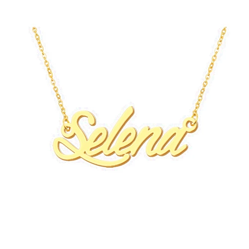 Aoloshow Personalized Name Necklace Custom Any Name Necklaces Jewelry for Womens New Mom Bridesmaid Gift