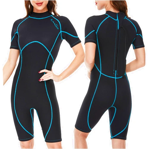 OMGear Wetsuit Women Men 2mm 3mm Neoprene Dive Wet Suit for Cold Water Short/Full Body Thermal Swimsuit for Adults Snorkel Suit for Snorkeling Scuba Diving Swimming Surfing Spearfishing