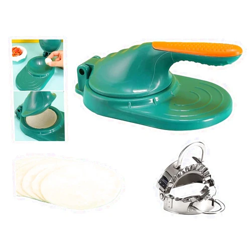 Zkosieng 2022 New Dumpling Skin Maker with Dumpling Press Molds Set, Easy Highly Efficient Dumpling Wrappers Maker Press Pierogi 9. 43×8. 25×2. 36inches