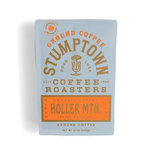 Stumptown Coffee Roasters, Organic Medium Roast Ground Coffee - Holler Mountain 12 Ounce Bag, Flavor Notes of Citrus Zest, Caramel and Hazelnut