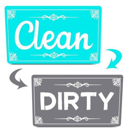 Psler Dirty Clean Dishwasher Magnet,Dishwasher Magnet Clean Dirty Sign Magnet for Dishwasher Dish Bin That Says Clean or Dirty Dish Washer Refrigerator for Kitchen Organization and Storage Necessities
