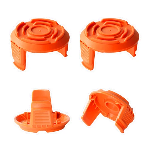 CEZETO 4PCS/Set Trimmer Replacement Spool Cap Covers, Replacement for Worx WG150 WG151 WG152 WG155 WG165 String Trimmers, Weed Eater Spool Cap for Worx Parts