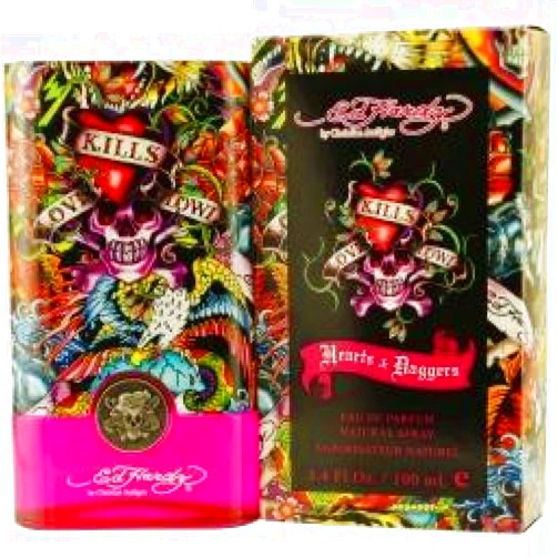 Ed Hardy Hearts & Daggers by Christian Audigier for Women 3.4 oz Eau de Parfum EDP Spray