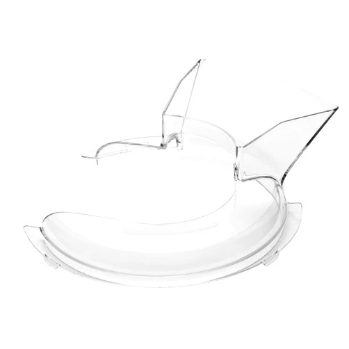 Demine Pouring Shield for KitchenAid 4.5 and 5 Quart Mixer Bowls, Clear Fixed Splash Guard for KitchenAid Tilt-Head Stand Mixers, Mixer Parts & Accessories, Dishwasher Safe