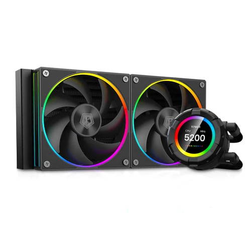 ID-COOLING SL240 CPU Liquid Cooler with Display, Customizable 2.1