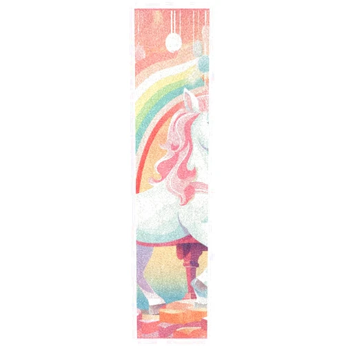 KAAVIYO Cute Rainbow Unicorn Skateboard Grip Tape Sheets Creative Longboard Waterproof Griptapes for Youth Boys Girls Kids Men No Bubble Free Easy to Apply(1Pcs)
