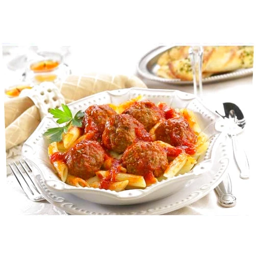 Rosina Food Bella Pork and Beef Meatball, 1 Ounce - 2 per case.