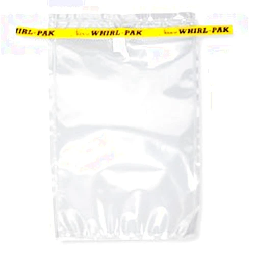 Nasco Whirl-Pak B01020WA Sample Bag, 230mm L x 150mm W, 0.076mm Thickness, 710ml Capacity (Box of 500)