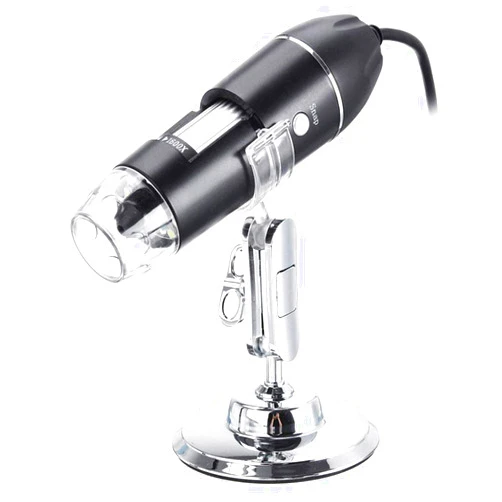 YUHOME Digital Microscope 1600X USB Charging Handheld Magnifier Endoscope Camera 8 LED Compatible with and Smartphone Light Weight Portable