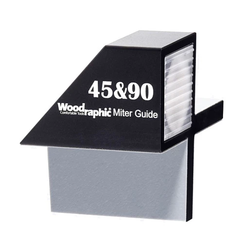 Woodraphic All New Dovetail Hand Magnetic Saw Guide Jig Marker Marking Gauge Cut Wood Joints - Aluminium/Uhmwpe/Magnet/Slicone Skin/Upgraded Version - (45 Degrees & Right Angle)