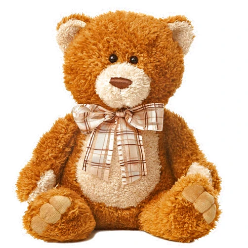 Aurora® Snuggly Bear Brown Sugar™ Stuffed Animal - Comforting Companion - Imaginative Play - 12 Inches