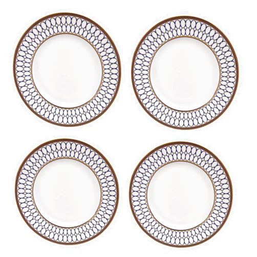 Wedgwood Set of 4 Renaissance Gold 10.75