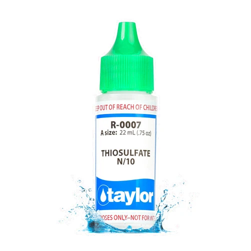 TAYLOR TECHNOLOGIES INC R-0007-A THIOSULFATE #7 N/10 3/4 OZ