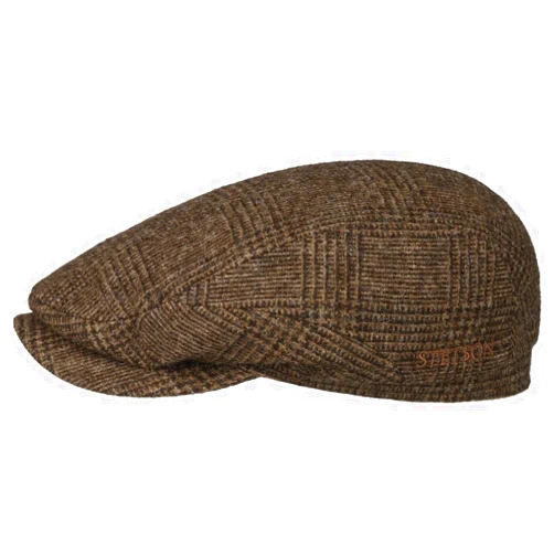 Stetson Sustainable Glencheck Driver Flat Cap Men - Made in The EU