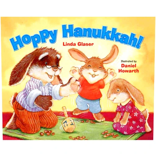 By Linda Glaser (Author), Daniel Howarth (Illustrator) Hoppy Hanukkah!