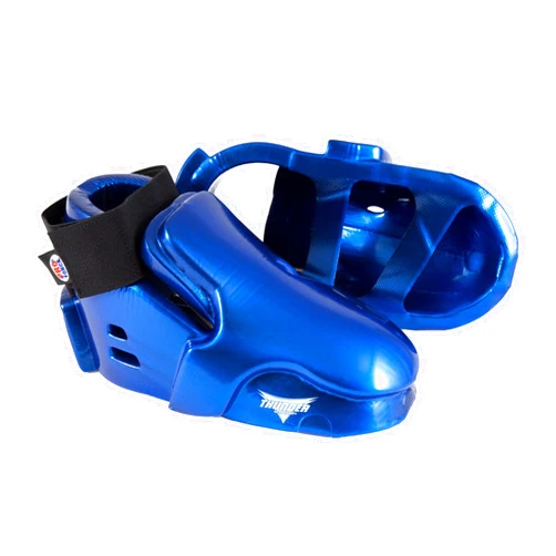 Proforce Thunder Double Layered Kicks Karate Sparring Shoes - Blue - Ch. Medium - 3/4