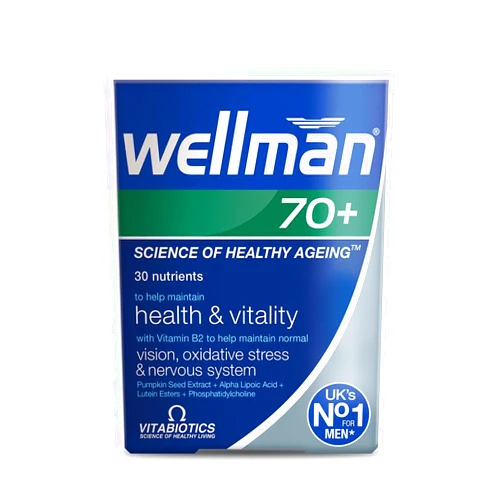 Wellman Vitabiotics Wellman 70+ 30 Tabs