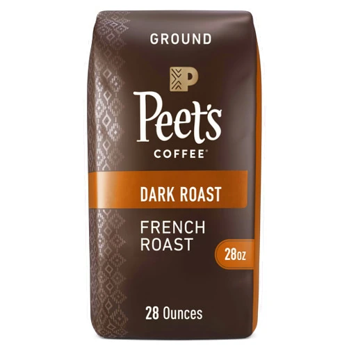 Peet's Coffee, Dark Roast Ground Coffee - French Roast 28 Ounce Bag