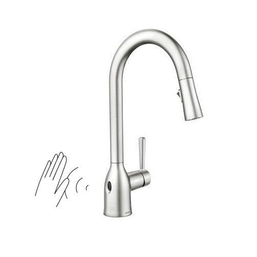Moen 87233EWSRS Adler Single-Handle High Arc Pulldown Kitchen Faucet, Spot Resist Stainless