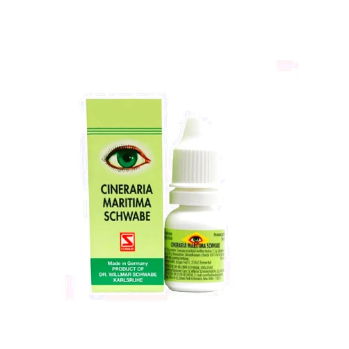 Generic Willmar Schwabe Germany Cineraria Maritima Eye Drops (Alcohol Free) 10ml Set of 2