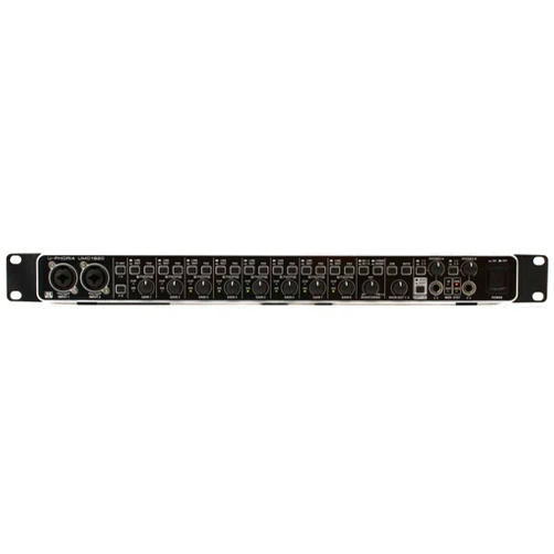 Behringer UMC1820 Audiophile 18x20 USB Audio/MIDI Interface with Midas Mic Preamplifiers and ADAT I/O | For Recording Microphones and Instruments