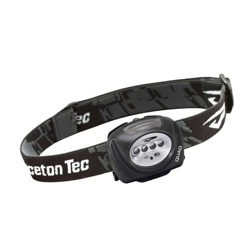 Princeton Tec Quad LED Headlamp Black