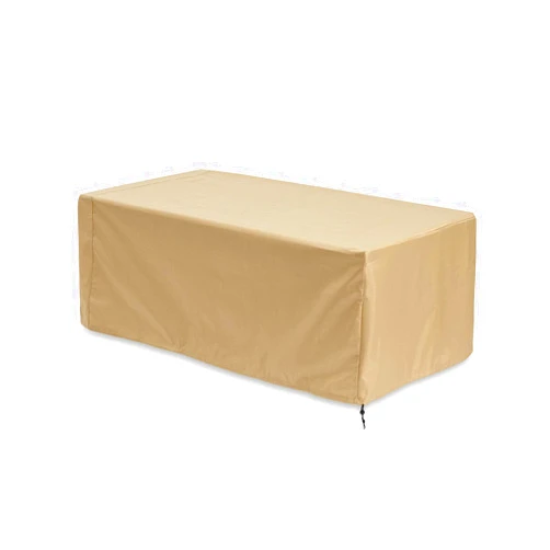 The Outdoor GreatRoom Company Tan Linear Cover for Uptown Fire Pit Table