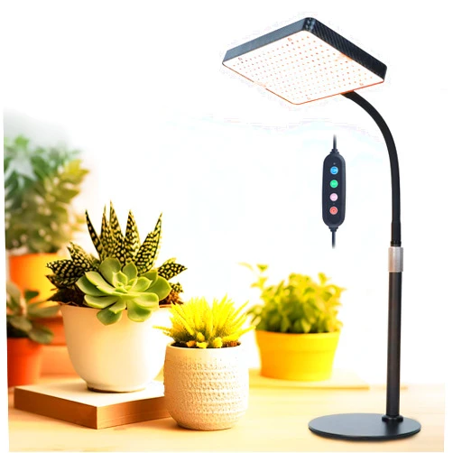 FECiDA Grow Lights for Indoor Plants Full Spectrum, Desk Grow Light, 4/8/12 Hr Timer Table Top Houseplants Grow Lamp, 208PCS LEDs, 2000 Lumen, Bright Enough, 16