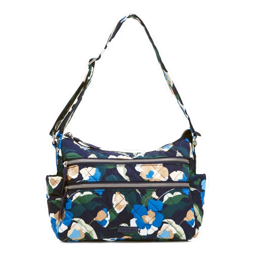Vera Bradley Women's Performance Twill Triple Zip Shoulder Satchel Purse
