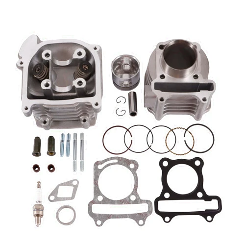 GOOFIT 47mm Big Bore Cylinder Kits Replacement for 80cc 4 Stroke 139QMB GY6 ATV Go Kart Quad Scooter
