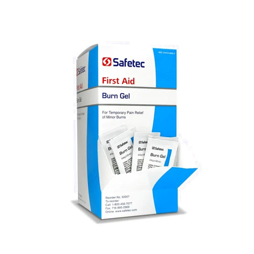 Safetec Burn Gel 0.9 gram 144 count box